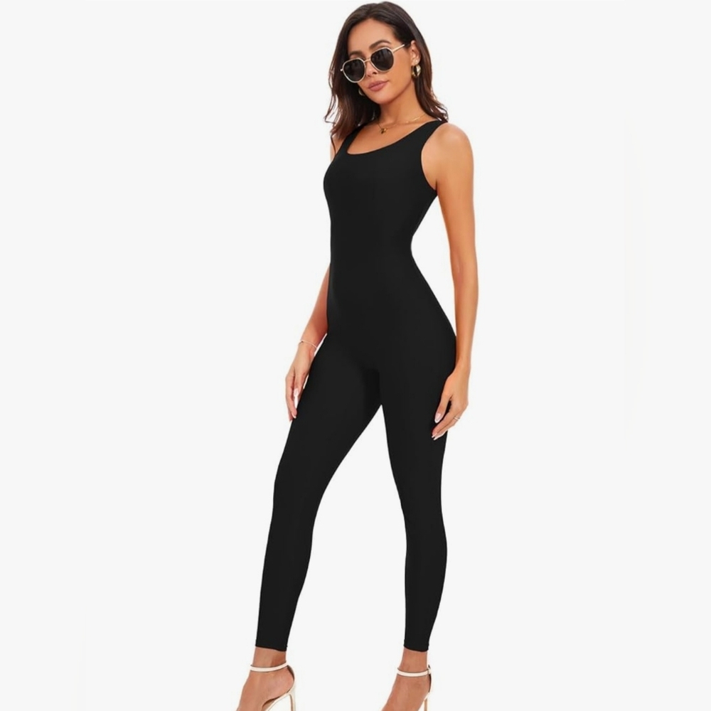 Vintage GS Love black jumpsuit 3XL New - Picture 2 of 8